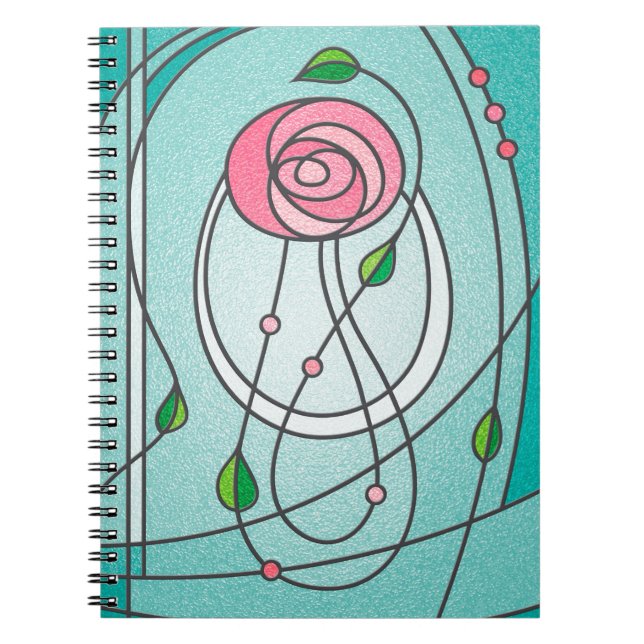 Caderno Espiral Mackintosh aumentou (Frente)