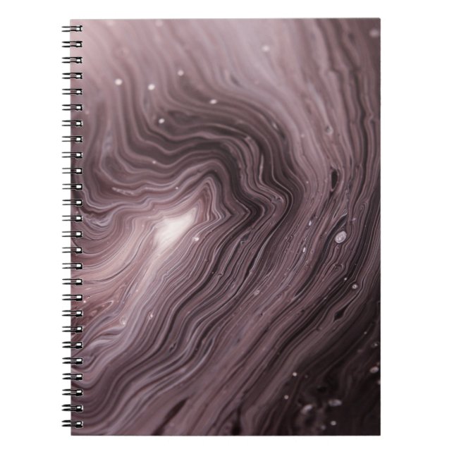 Caderno Espiral Macrofotografia de água (Frente)