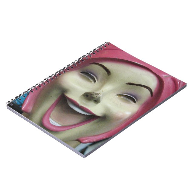 Caderno Espiral Mad Laughing Mannequin ~ Uncanny Valley Girl (Left Side)