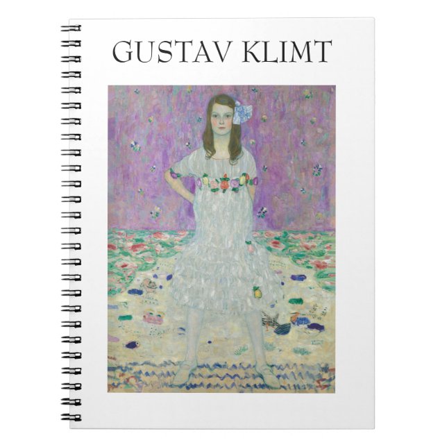 Caderno Espiral Mäda Primavesi por Gustav Klimt (Frente)