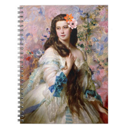 Caderno Espiral Madame Rimsky com flores