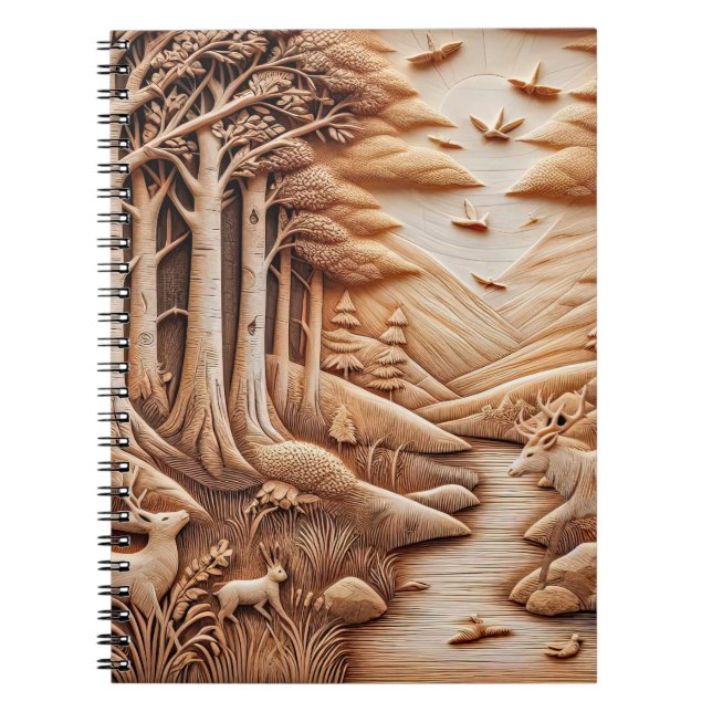 Caderno Espiral Madeira (Frente)