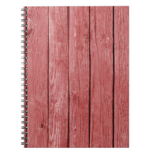 Caderno Espiral Madeira Chic Red Rustic