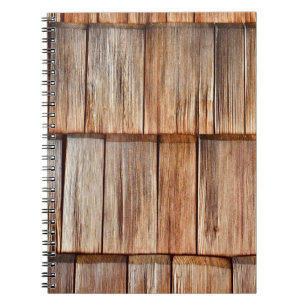 Caderno Espiral Madeira marrom