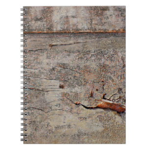 Caderno Espiral Madeira marrom
