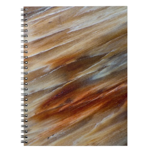 Caderno Espiral Madeira Petrificada Irregular (Frente)