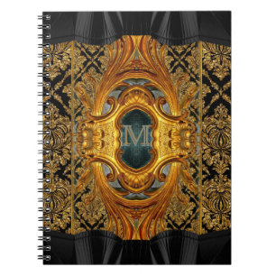 Caderno Espiral Mademoiselle Victorian Monograma