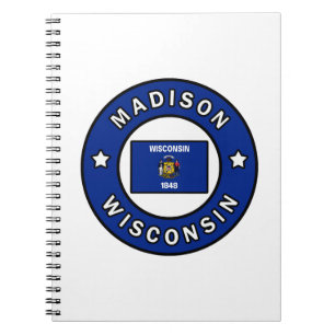 Caderno Espiral Madison Wisconsin