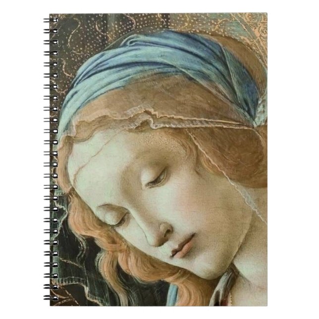 Caderno Espiral Madonna Detail Botticelli (Frente)