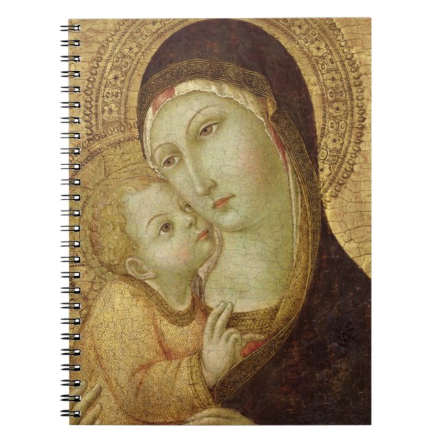 Caderno Espiral Madonna e criança (Frente)