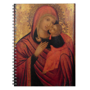 Caderno Espiral Madonna e criança, c.1650 (painel)