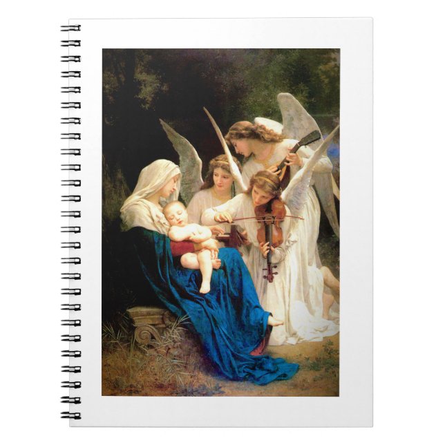 Caderno Espiral Madonna e Criança... DIÁRIO (Frente)