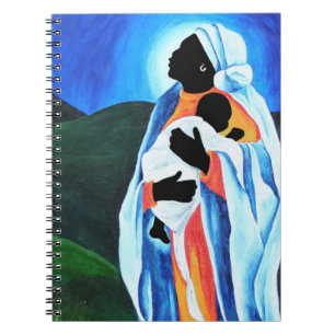 Caderno Espiral Madonna e criança - espere para o mundo 2008