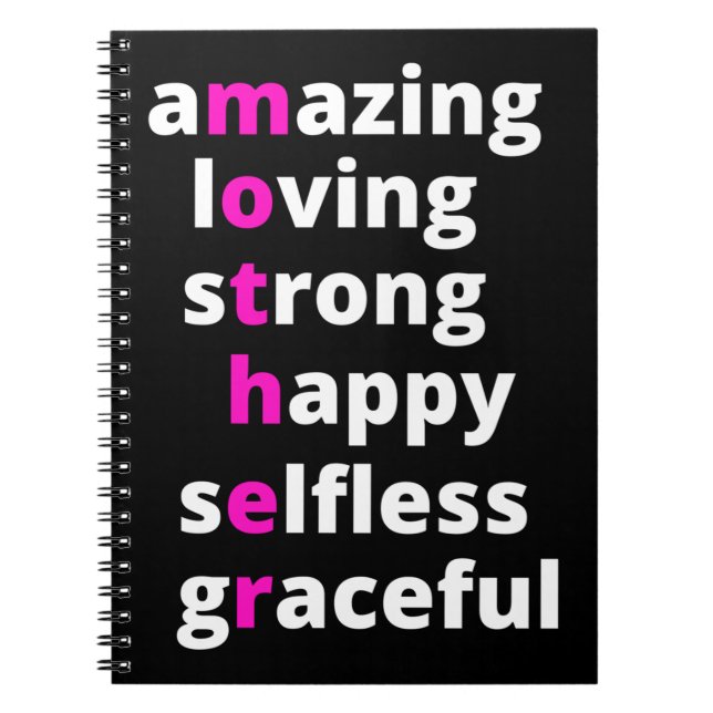 Caderno Espiral Mãe (Frente)