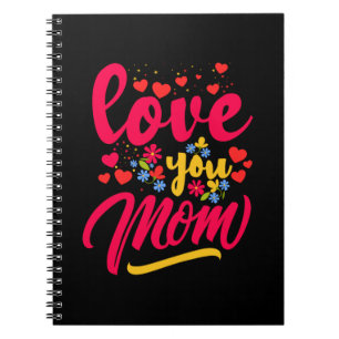 Caderno Espiral Mãe Art Te Ama Mãe