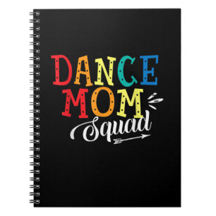Caderno Espiral Mãe Arte Dança Mãe Esquadrão Aniversário