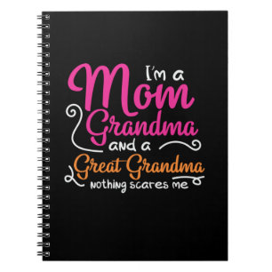 Caderno Espiral Mãe Arte Mãe E Vovó Excelente