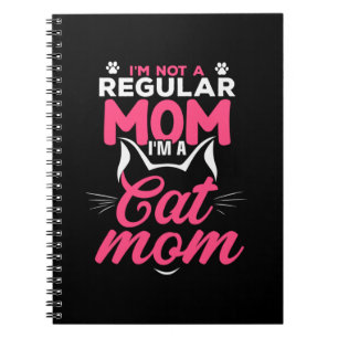 Caderno Espiral Mãe Arte Sou Uma Mãe De Gato