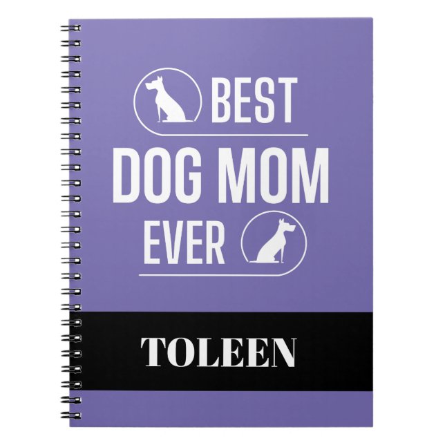 Caderno Espiral Mãe de Cachorro Personalizado (Frente)