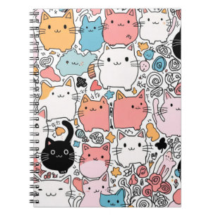 Caderno Espiral mãe do gato