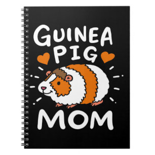 Caderno Espiral Mãe do Porco da Guiné  Dia da Mãe Engraçado  A