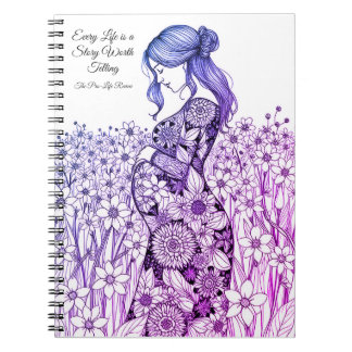 Caderno Espiral Mãe grávida