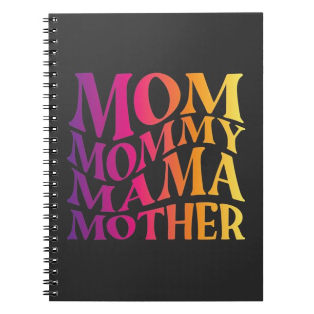 Caderno Espiral mãe mãe mãe (Frente)