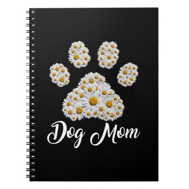 Caderno Espiral Mãe Melhor Cachorro Mãe Todos Os Aniversários (Frente)