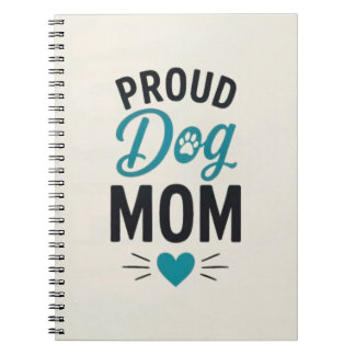 Caderno Espiral Mãe Orgulhosa de Cachorro Amante de Cachorro Tipog