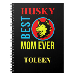 Caderno Espiral Mãe Rouco Personalizada, Mãe Cachorro