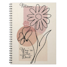 Caderno Espiral Mãe, Você é a Melhor | Linha Floral