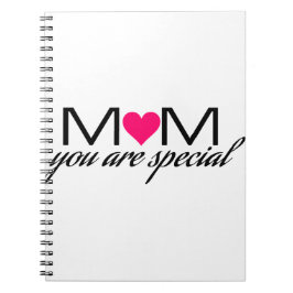 Caderno Espiral Mãe, você é um notebook especial