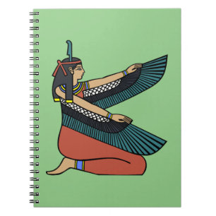 Caderno Espiral Mãe'at (Deusa Egípcia)