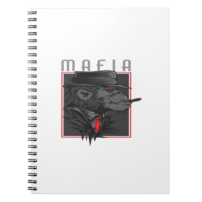 CADERNO ESPIRAL MAFIA (Frente)