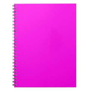 Caderno Espiral  Magenta brilhante (cor sólida) 