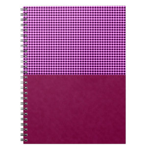Caderno Espiral Magenta Denim E Tartan, Notebook