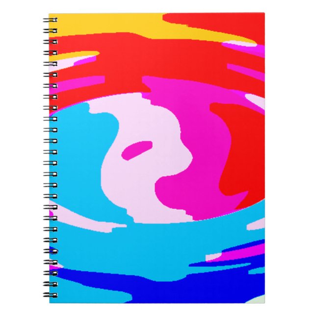 Caderno Espiral Magia arco-íris (Frente)