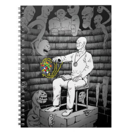 Caderno Espiral Magia Cubo com Monstros