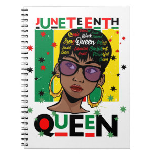 Caderno Espiral Magia da Décima Sétima Rainha Melanina Sista Negra