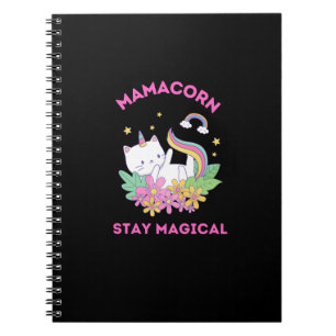 Caderno Espiral Magia do Clube de Ventilação Unicórn