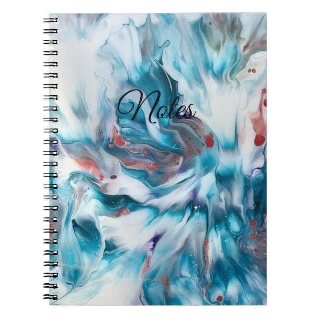 Caderno Espiral Magia Verde-azulada (Frente)