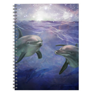 Caderno Espiral Mágica do golfinho
