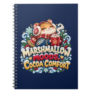 Caderno Espiral Mágica Luva de Cacau Clássico Raposa de Inverno Fo
