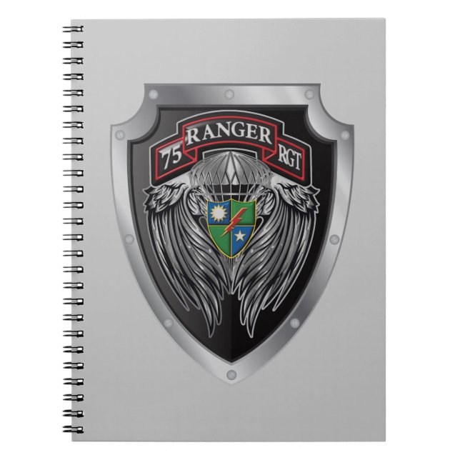 Caderno Espiral Magnífico 75º Ranger Scroll Regional (Frente)