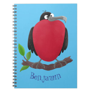 Caderno Espiral Magnífico desenho animado de pássaros