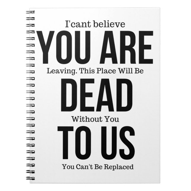 Caderno Espiral Mágulos engraçados para colega de trabalho, você e (Frente)