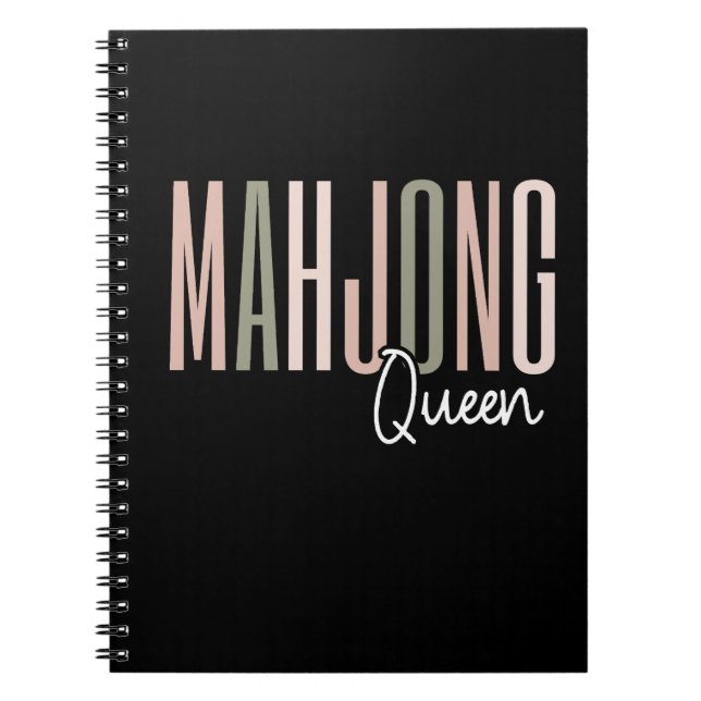 Caderno Espiral Mahjong Queen (Frente)