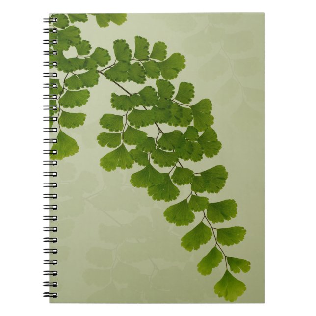 Caderno Espiral Maiden Hair Fern Frond (Frente)