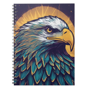 Caderno Espiral Maiestoso Bald Eagle