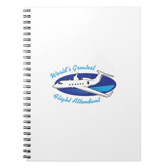 CADERNO ESPIRAL MAIOR ATENDENTE DE VOO (Frente)